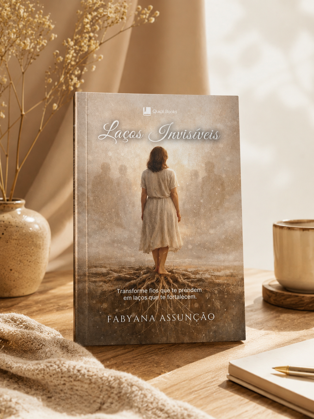Capa do livro Laços Invisíveis, de Fabyana Assunção